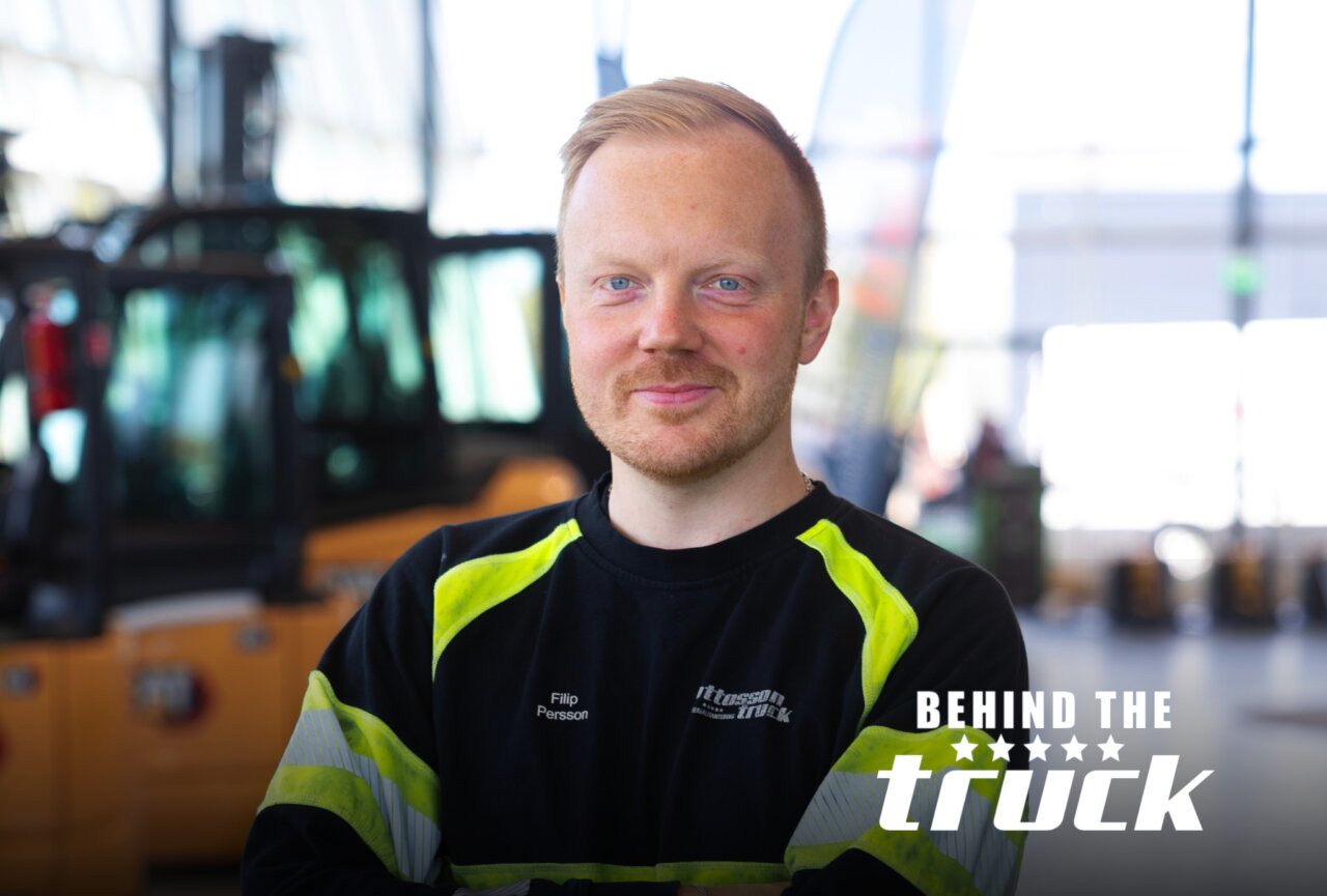 Behind the truck Filip Persson
